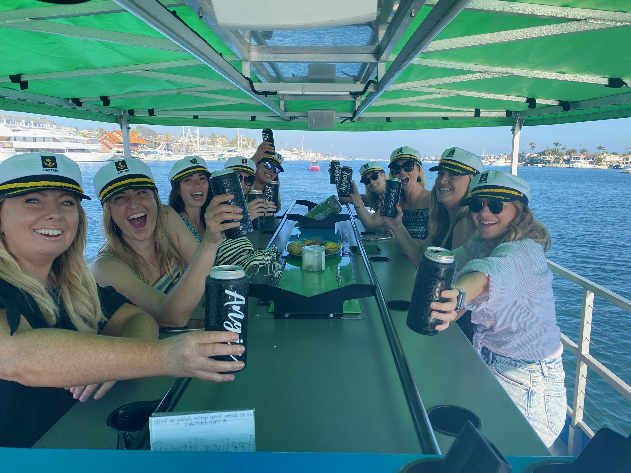 Paddle Pub vessel with passengers on tour